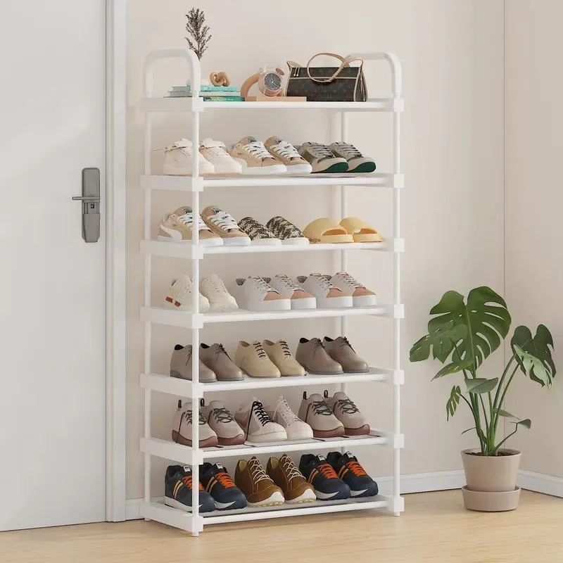 4-5-6-7 Single/Double Row Shoe Cabinets, Can Accommodate 12 - 42 Pairs of Shoes Sports Shoe Rack Organizer, Shoe Cabinet,