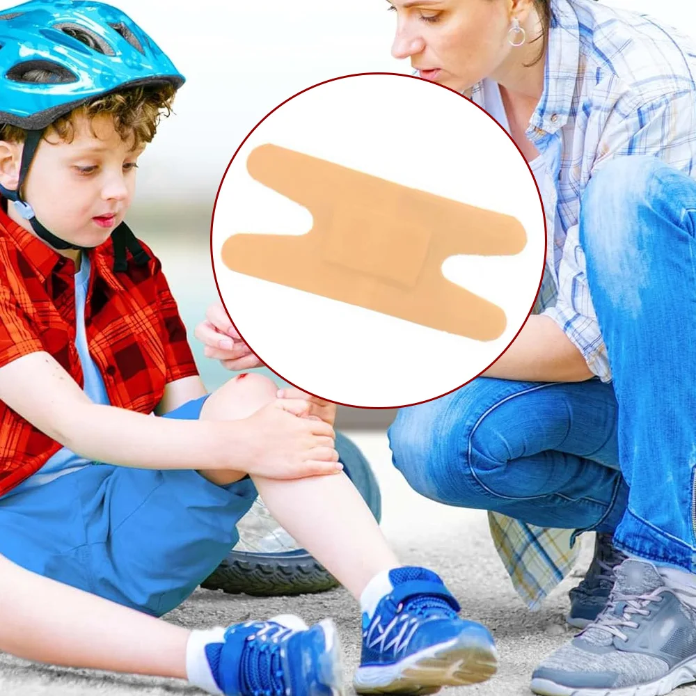 

50 шт./упак. повязка на рану H-типа, аварийная медицинская повязка, пластырь для кожи, аварийный пластырь, пластырь для лечения ран, аптечка первой помощи