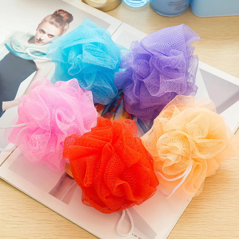 

Bath Ball Bathsite Bath Tubs Bath Towel Cleaning Mesh Shower Wash Sponge Product Washing body Tool Accessory Bath Flower