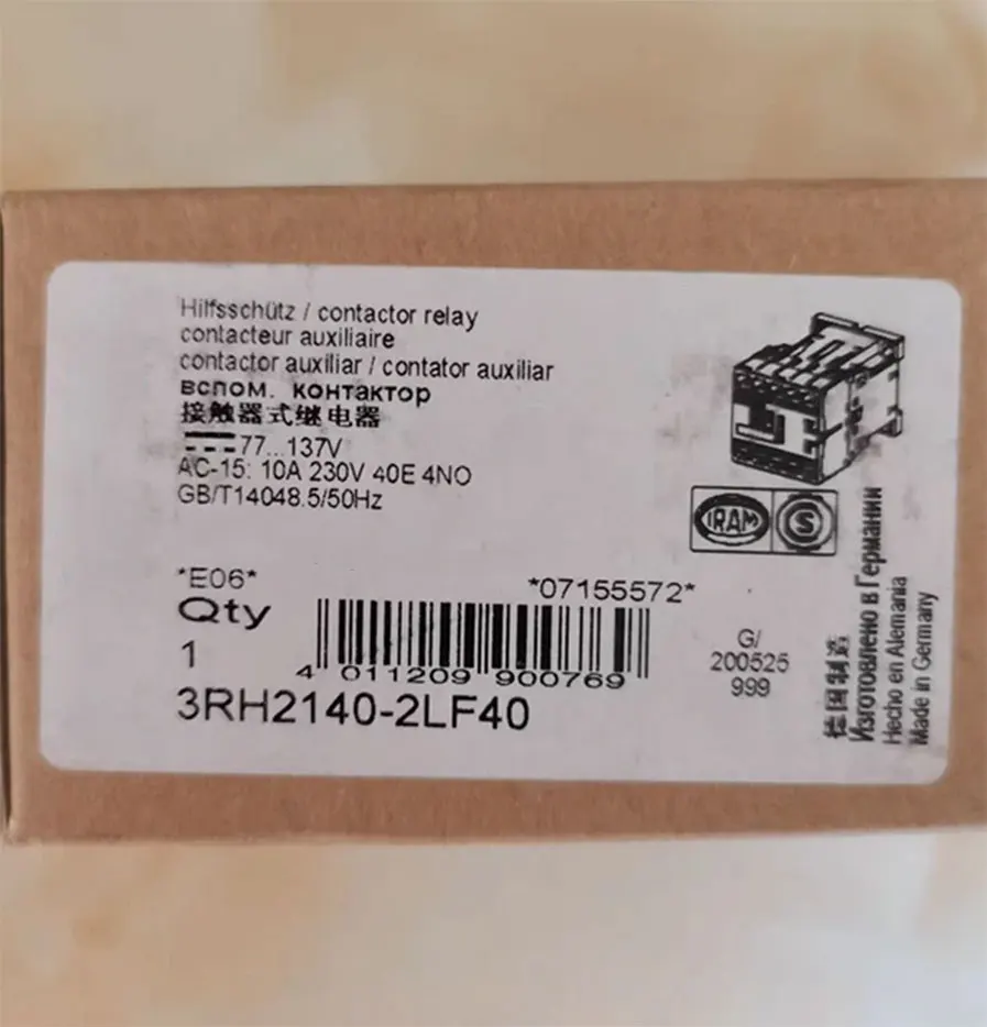

Brand New 3RH2140-2KB40 3RH2140-2KF40 3RH2140-2LB40 3RH2140-2LF40 Warranty One-year