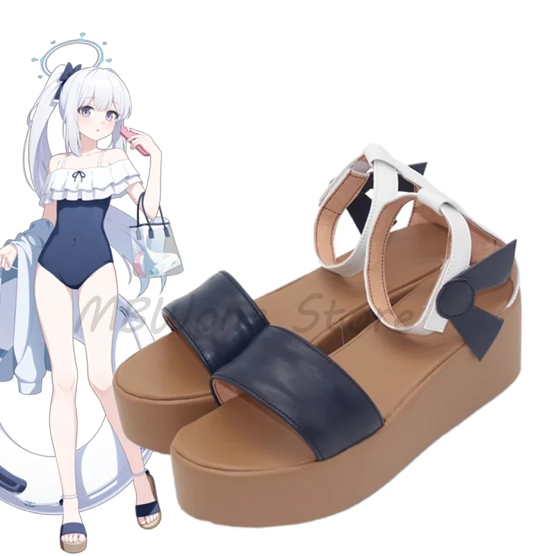 

Игровой синий архив Tsukiyuki Miyako, обувь для косплея, аксессуары для ролевых игр, аксессуары для вечеринок