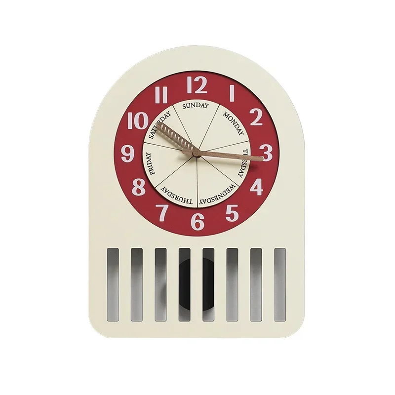 No punching watch light luxury wall clock living room clock 2025 new high-end creative clock decoration