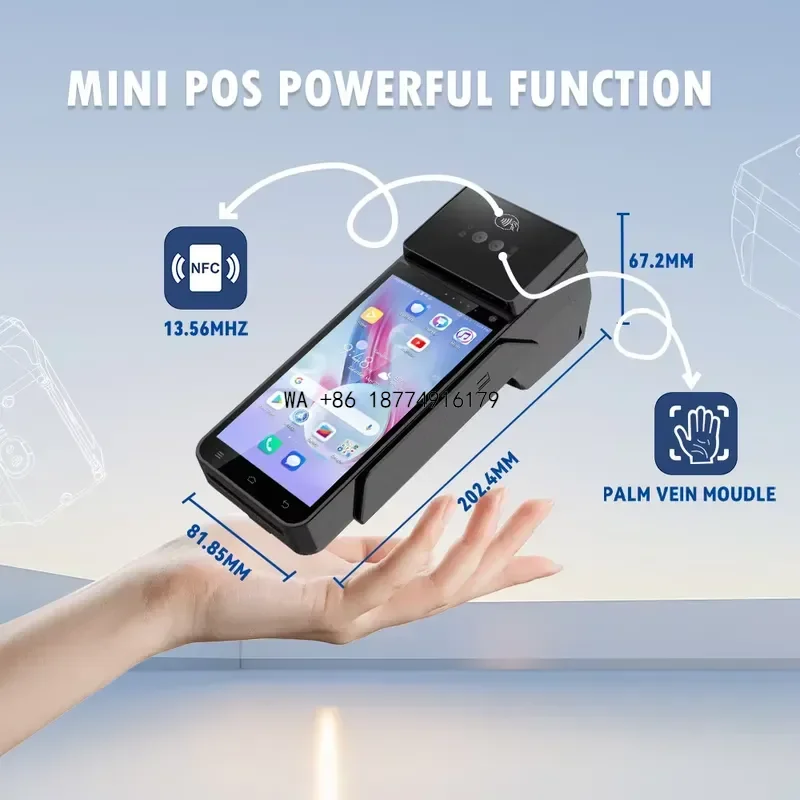wmwmnu Fingerprint Palm Access Control System with Capacitive Touch Screen for Server Room EntryOEM