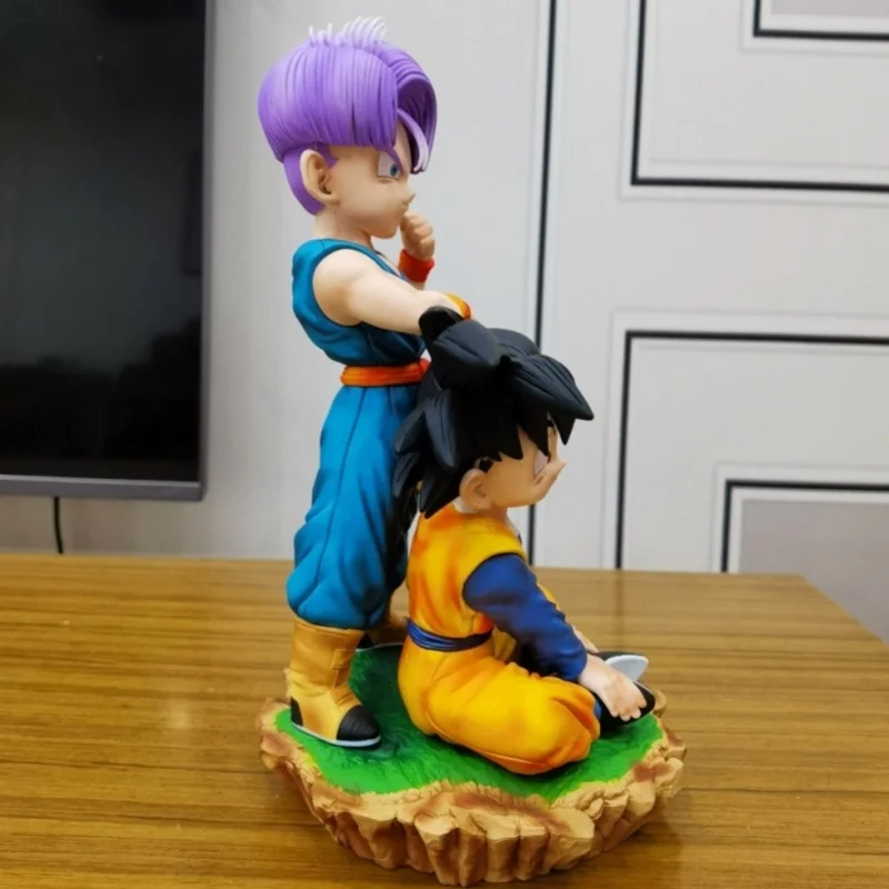 In Stock Dragon Ball Z Son Goten Trunks Figure Super Saiyan Action Figures Pvc Statue Collection Model Toys Birthday Gift