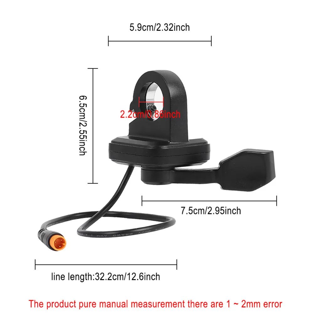 

108X Thumb Throttle Shifter For -Kukirin G2 Electric Scooter - Thumb Throttle Position Shifte Practical Accessory For Scooter
