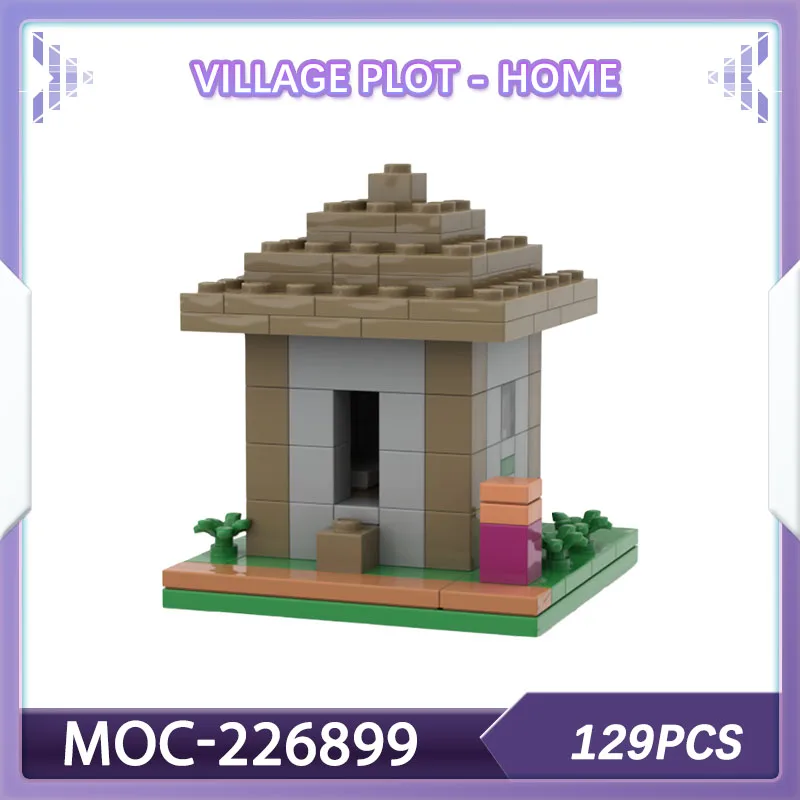 

Building block set Village Plot - Home Pixel MOC-226899 Craft Game House Decoration Christmas gift