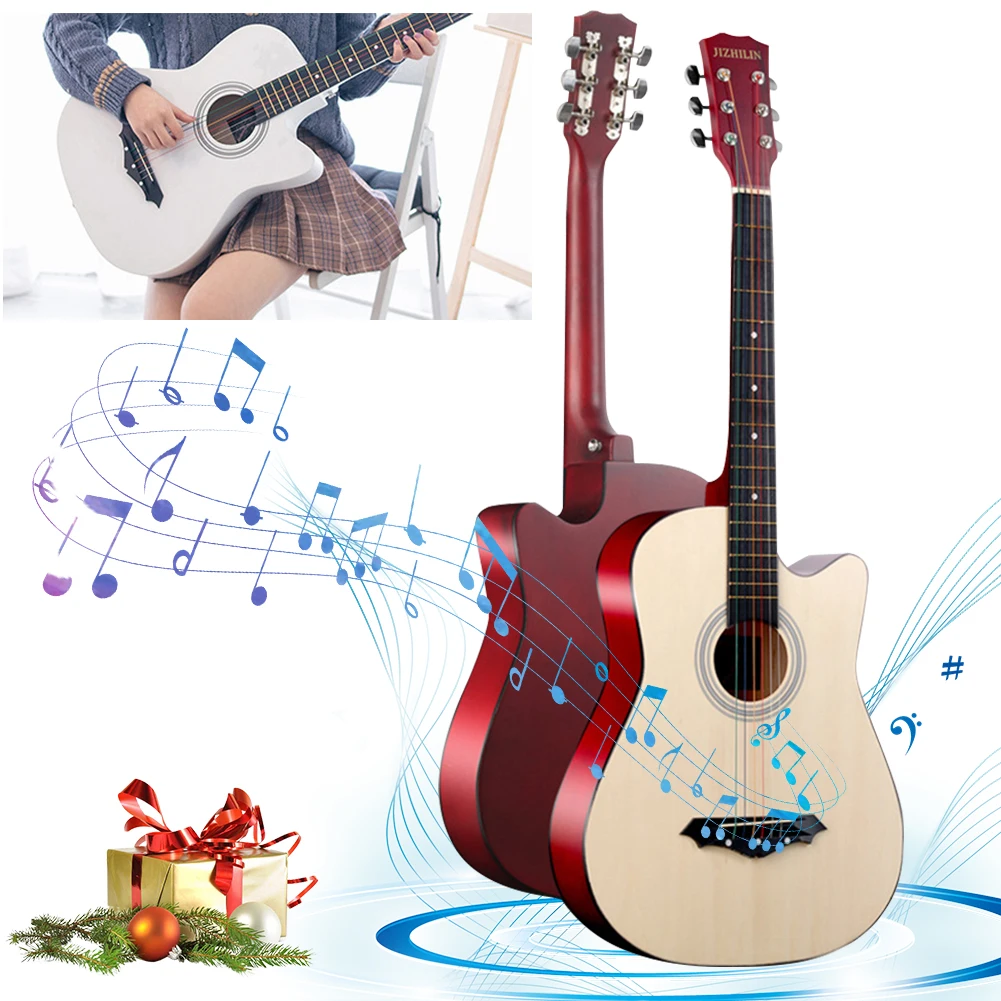 38 Inch Acoustic Guitar with Starter Kit Gig Bag Classical Student Guitar Music Instrument for Kids/Boys/Girls/Teens/Beginners