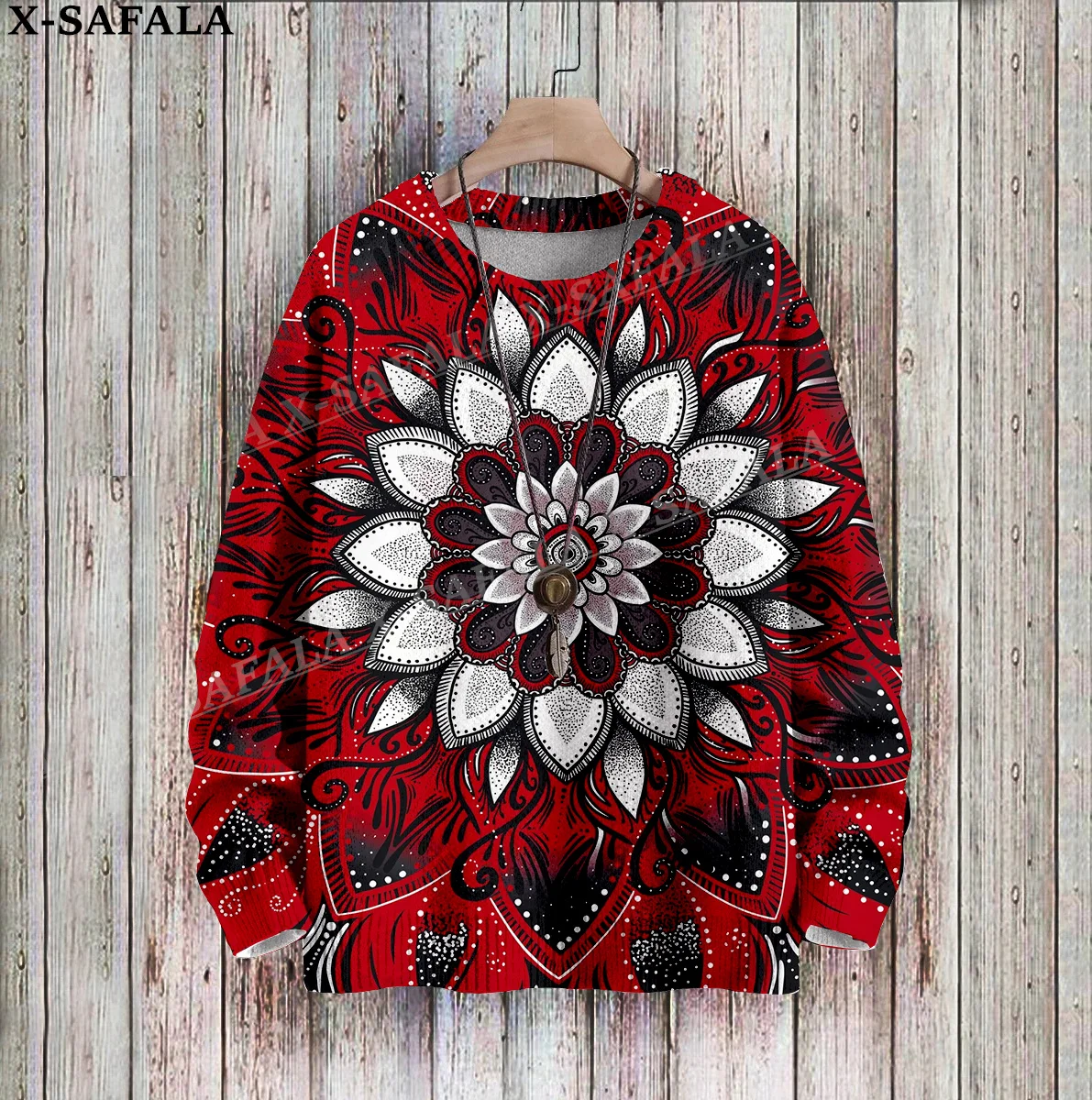 Hippie Psychedelic Colorful Trippy Sweaters 3D Printed Knit Sweater Funny Gift Jumpers Tops Couple Holiday Party Unisex Casual11