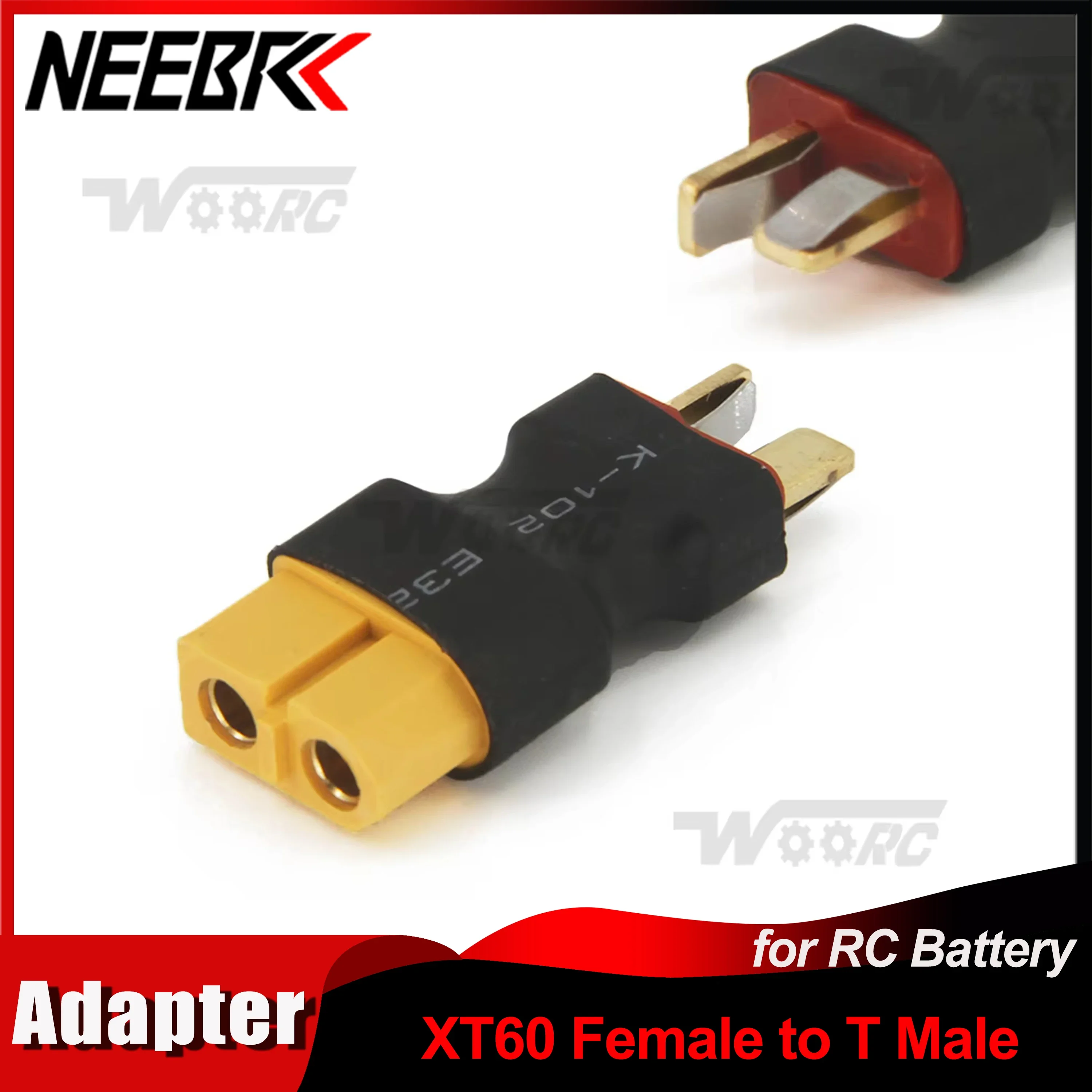 NEEBRC RC XT60 Female To Deans Plug Male T Connector Adapter Car Plane fpv Lipo Battery ESC Motor Switch Wholesale Car Parts