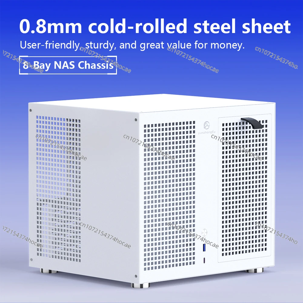 2025 نسخة مطورة جديدة متعددة المشاهد هيكل Suiteng العالمي NAS هيكل الكمبيوتر سبائك الألومنيوم عمودي #4