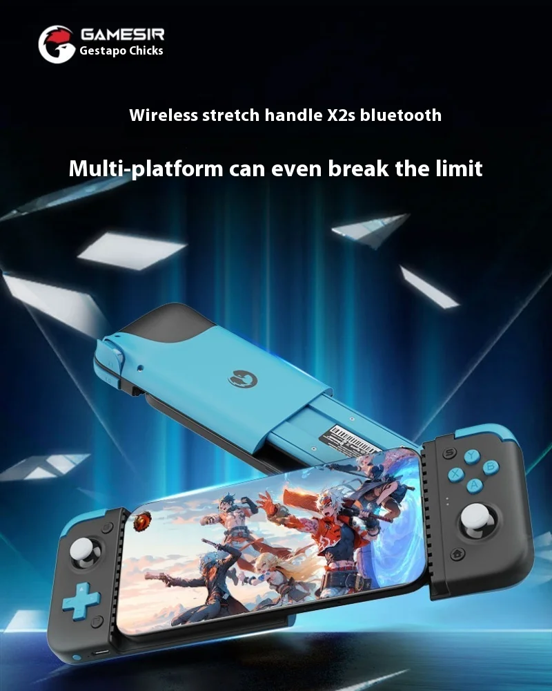 

World chicken X2s Bluetooth Mobile Stretch Handle Android Mobile Game Handle Hall Joystick For Multi-Platform Application