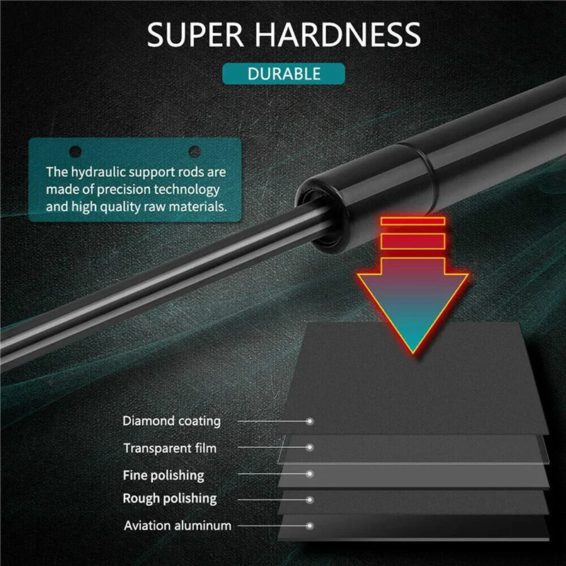 

4 шт., подъемная стойка переднего капота, пружинный амортизатор для Infiniti Q50 2014-2018 65470-46A0A 6801 PM3369