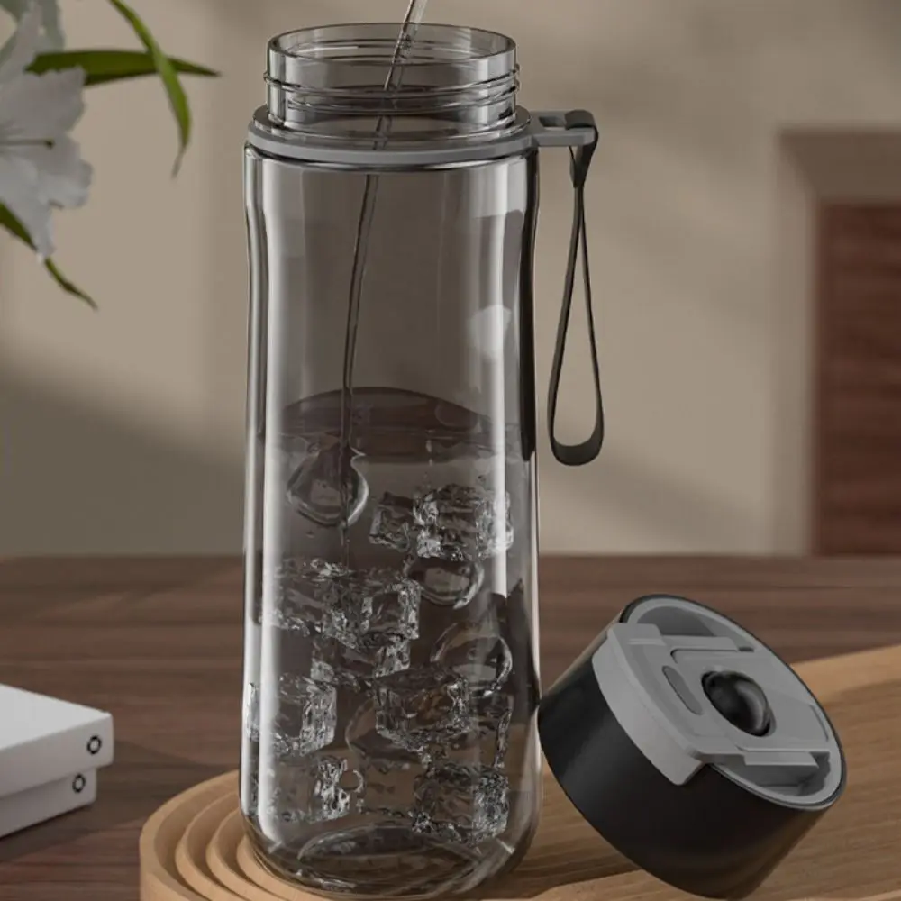 

BPA Free Portable Water Bottle Large Capacity Tritan Material Heat-resistant Tumbler Magnetic Suction Handle Rope