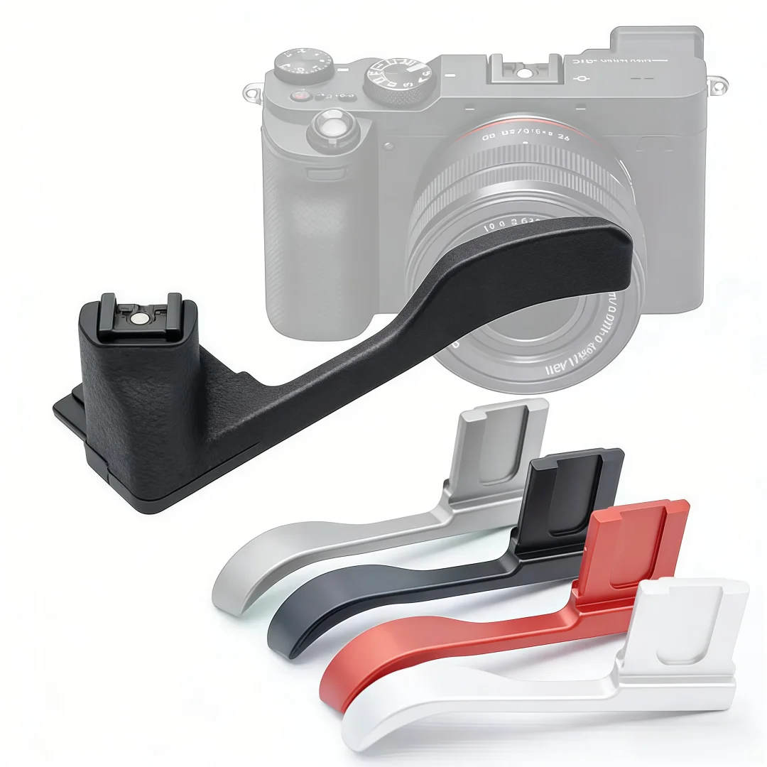 

Premium Aluminum Hot Shoe Thumb Grip for Sony A7C A7C2 – Anti-Slip Lightweight