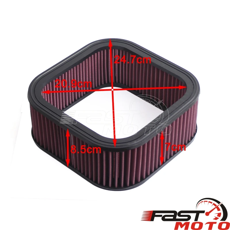 Rectangle Square Air Filter Cleaner Intake Core System For Harley Street Night Rod VRSCD VRSCR V-Rod Muscle VRSCF VRSCAW VRSCA