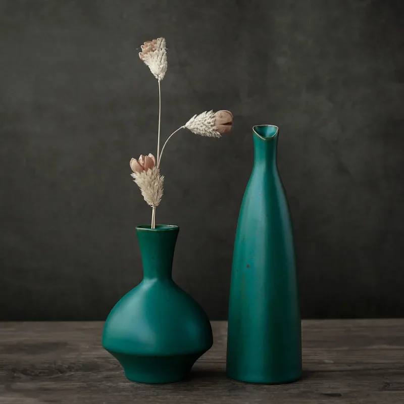 

Vase Decoration European Simple Ceramics Modern Desktop Flower Arrangement Decor Bathroom Nordic Home Deco ваза для цветов