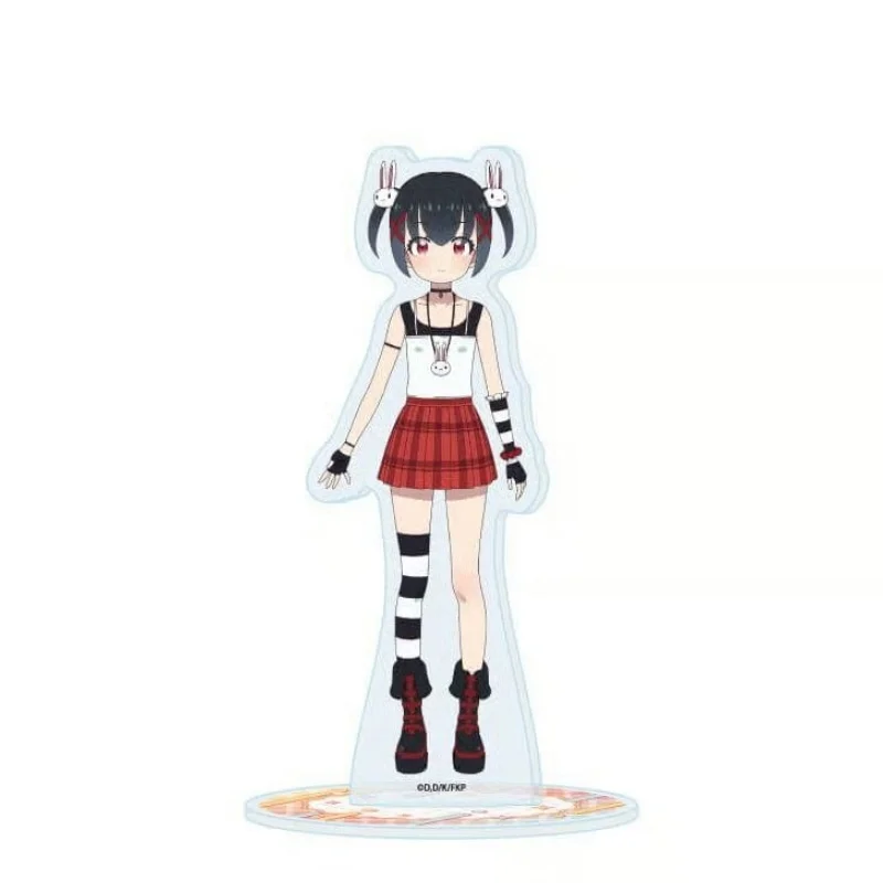 FACTORY STORE 15CM Anime Comics FX Fighter Kurumi-chan Acrylic Stand Model Plate Keychain Kurumi Fukuga ANIHK/Mochiko Kogane