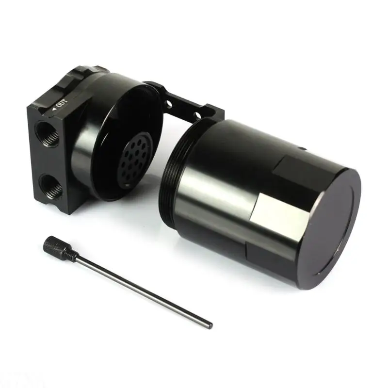 G7NA 300 Aluminium Öl Catch Can Reservoir Kraftstoff Tanks Motor Polnisch Verblüfft Auto Universell Oil Catch Can – Detail 10
