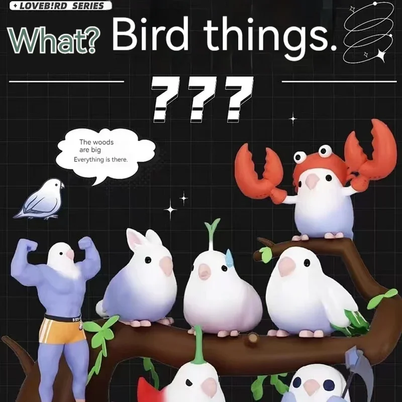 New Small Bird Taro Balls Are Not Good Birds 1&2 Series Blind Box  Mystery Caja Guss Bag Anime Figure Model Decoration Style Toy