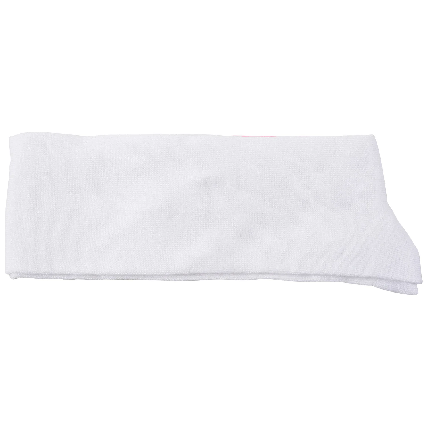 CGG-1pair レディース アスリート 薄いストライプ ソリッド サイハイ タイツ オーバーニーソックス ホワイト W ピンク