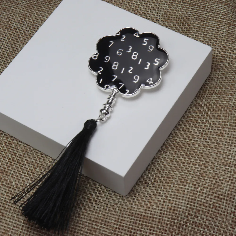 A Small Gift of A Digital Enamel Drop Glaze Tassel Brooch with Elements From Kyoto, Japan