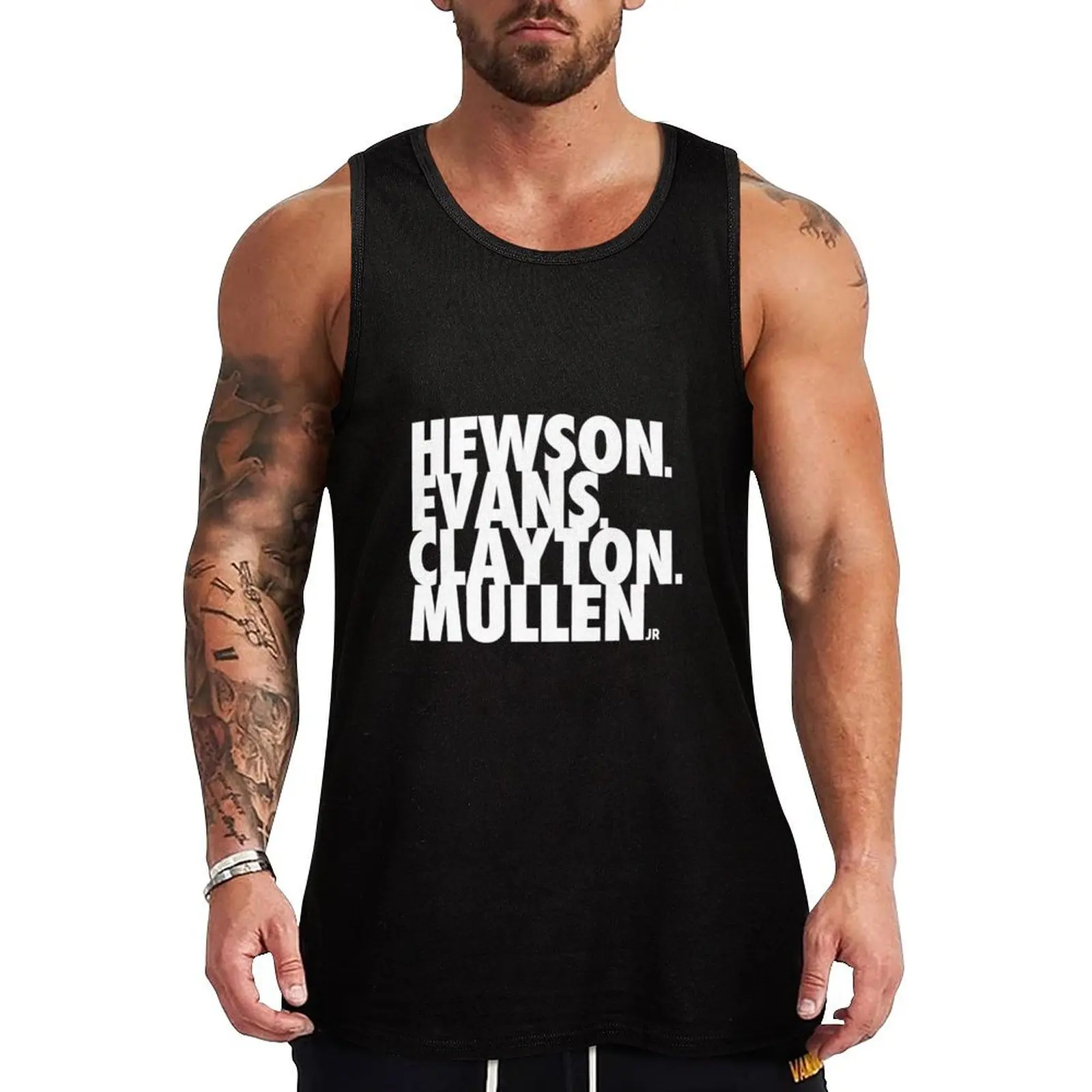 Hewson Evans Clayton and Mullen Tank Top t shirt gym Vest for boy