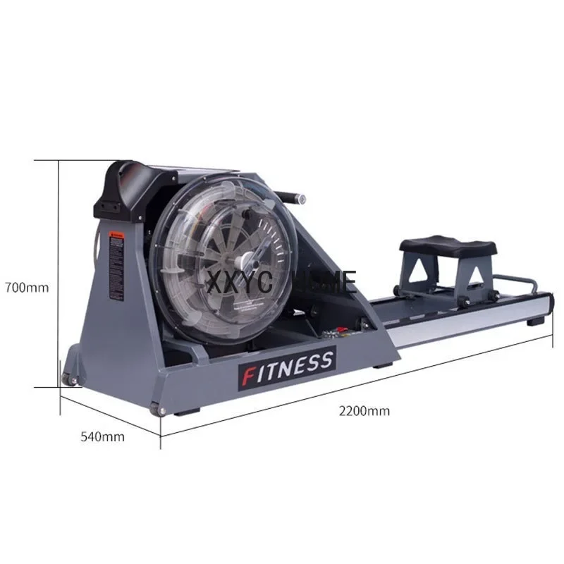 Training the New Deluxe Double Barrel Water Resistance Rowing Machine