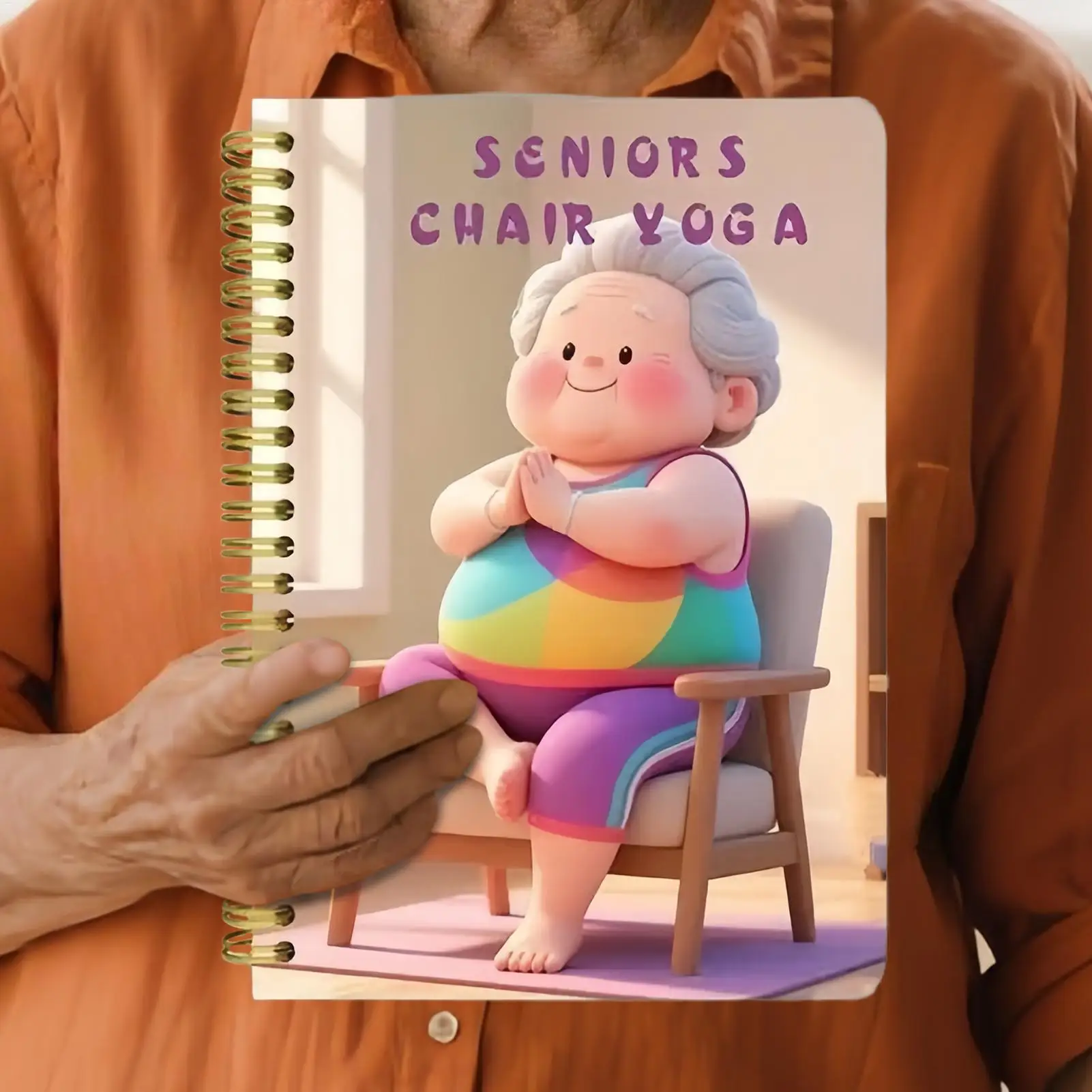 Chair Yoga for Weight Loss Senior Fitness Books Workout Guide for Beginner Men Women Elderly Daily Indoor Home Healthy Living