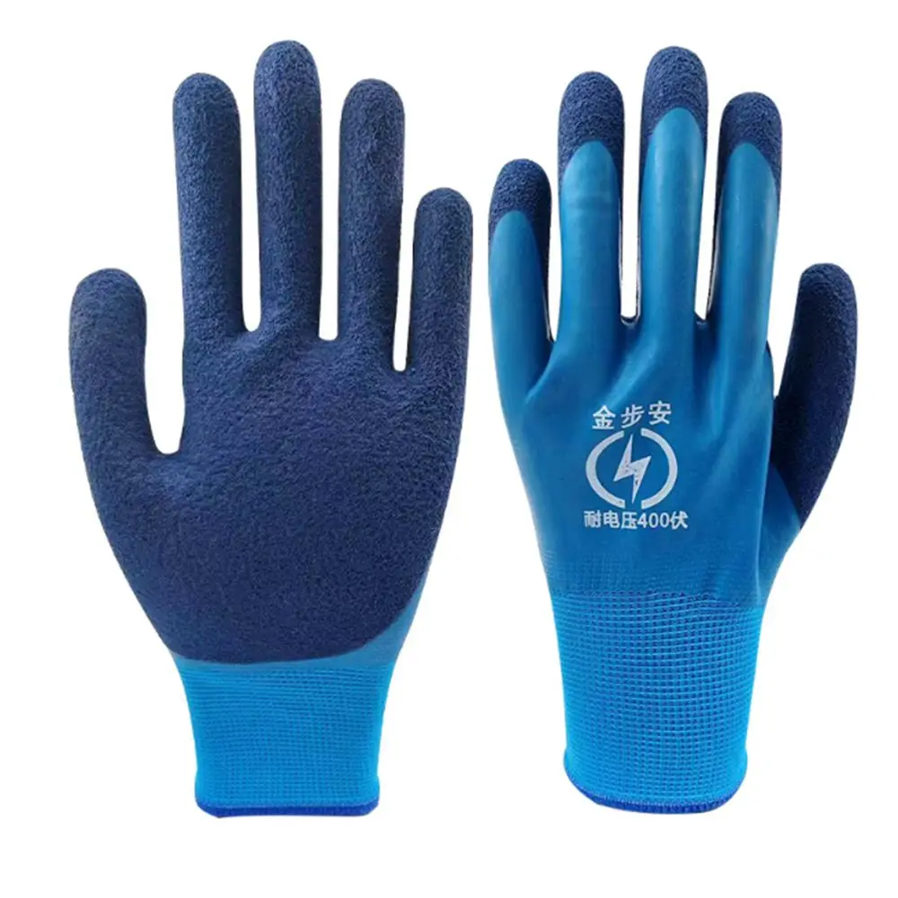 Guantes aislantes para electricista de alta elasticidad, protectores de seguridad para pantalla táctil, guantes protectores para electricista, antielectricidad