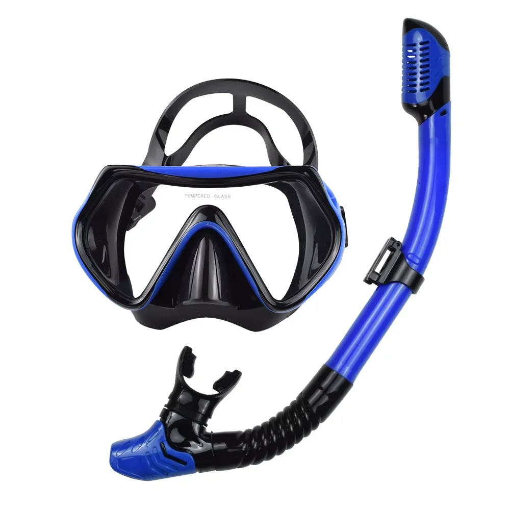 

New Anti-Fog Dry Snorkeling Gear Professional Diving Mask for Adults Youth Anti-Leak Tempered Glass Mesh Bag for Diving Swimprom