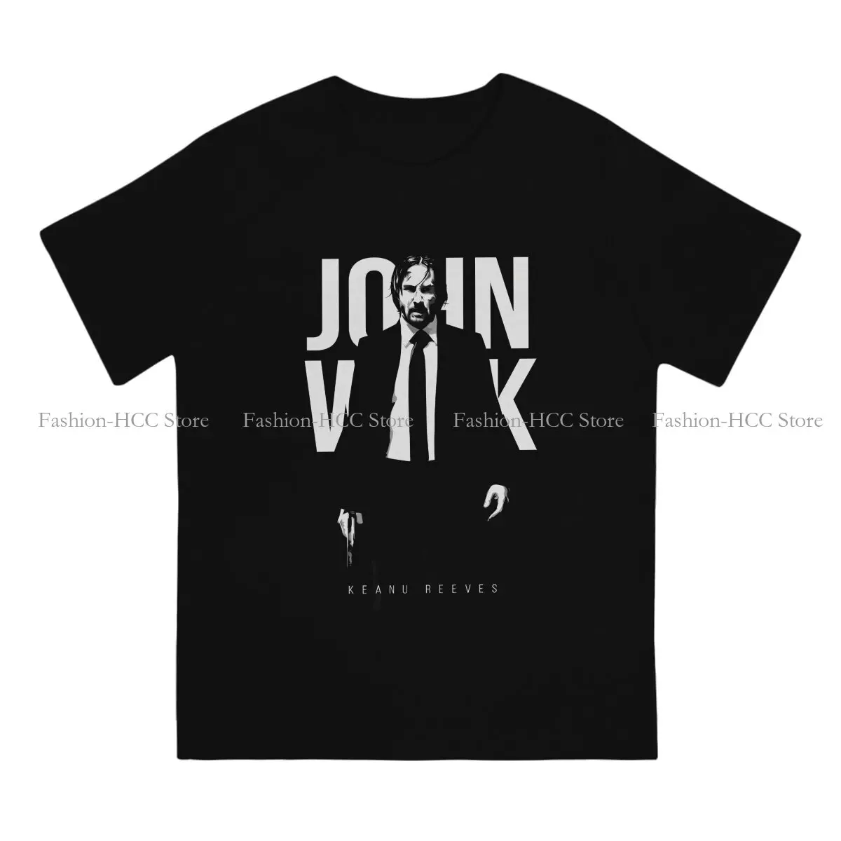 Cool Man Style Polyester TShirt John Wick Top Quality Hip Hop Graphic T Shirt Short Sleeve