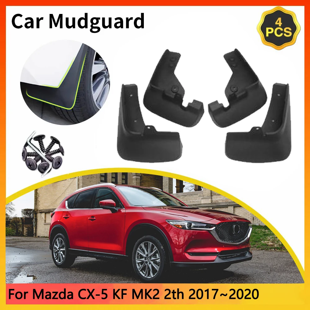

For Mazda CX-5 KF MK2 pre-facelift 2017~2020 2018 2019 Car Mudguards Mudflap Mudguard Splash Guards Mud Flaps Fender accessories