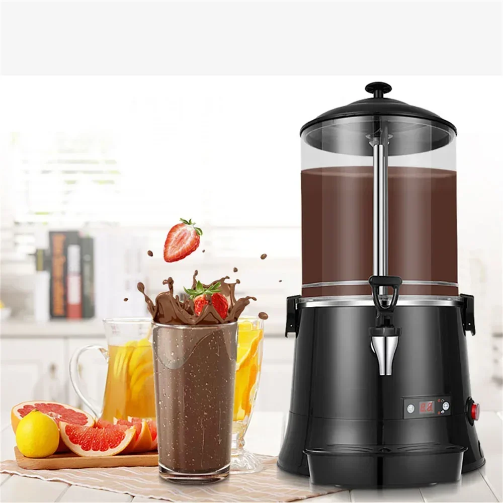 

10L Commercial Hot Chocolate Warmer Machine Electric Hot Drink Mixer Blender Coffee Milk Wine Tea Hot Cocoa Dispenser Machine