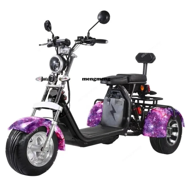 1000W Adult Electric  3-Wheel Tricycle With Removable Battery Patinete Electrico 2000W