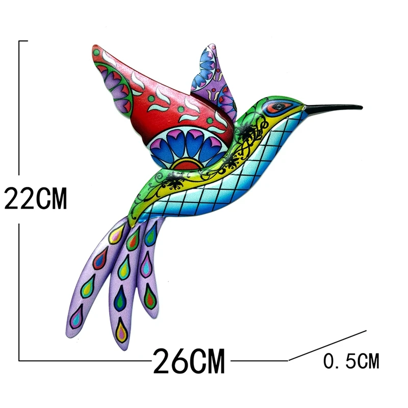 バードメタル屋外ウォールアートデコレーション、バード彫刻、吊り下げ装飾、耐久性、簡単な取り付け