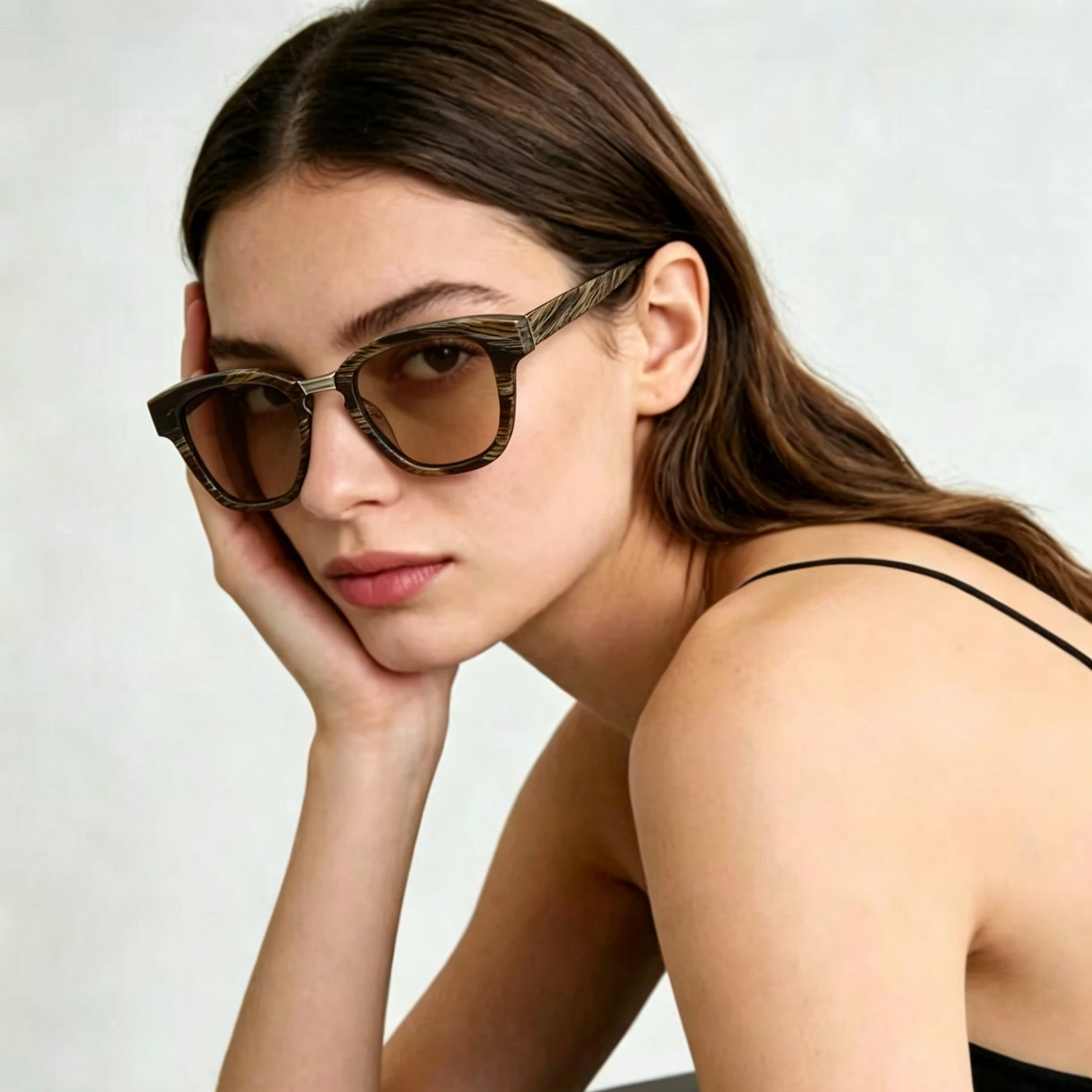 

JMM JULES DECADE square acetate regal popular fashion Men sunglasses high brand Handcrafted Women's sunglasses