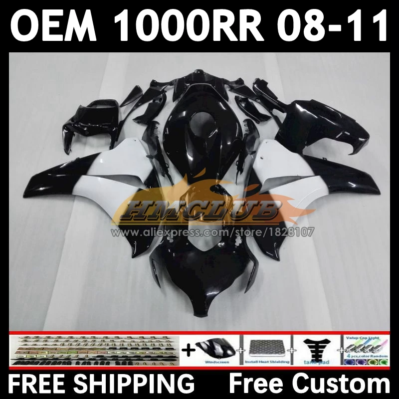 OEM Fairing For HONDA CBR1000 black west CBR 1000 RR CC 1000RR 77No.5 CBR1000RR 08 09 10 11 2008 2009 2010 2011 Injection Kit