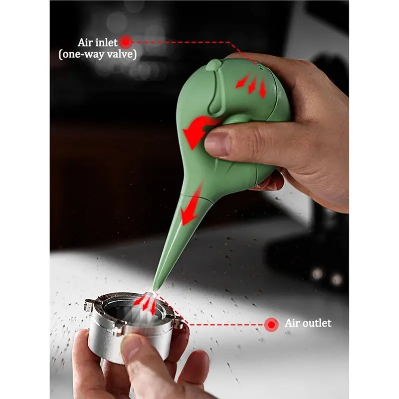 WORTHOWN-Coffee Air Blower Removable Bird Coffee Machine Cleaning Tool, Air Duster For Espresso, Watch, Camera, Keyboard