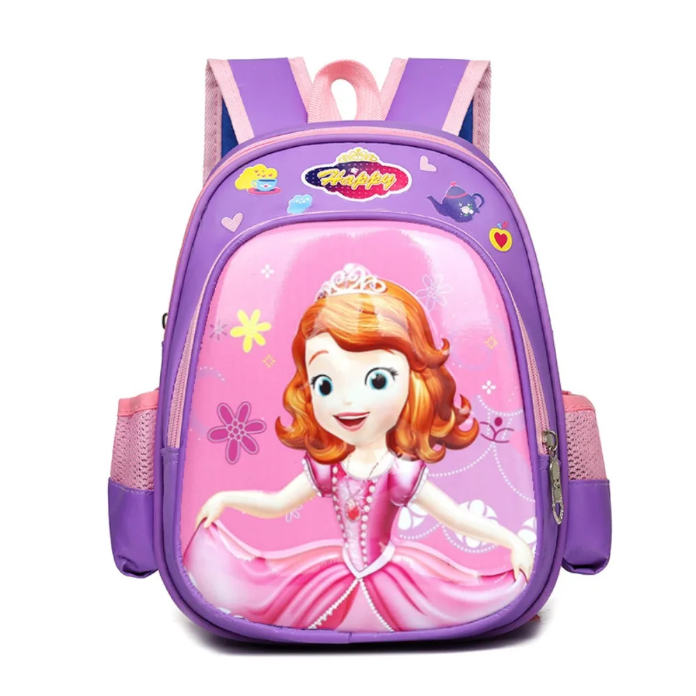 Spider Man Sofia Elsa Hard Shell Bag Beautiful Cartoon Character Pattern Backpack Loved By Children Suitable For Both Boys Girls