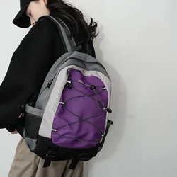 Backpack Male Korean Style Simple Men's Backpack Female High School Student College Student School Bag