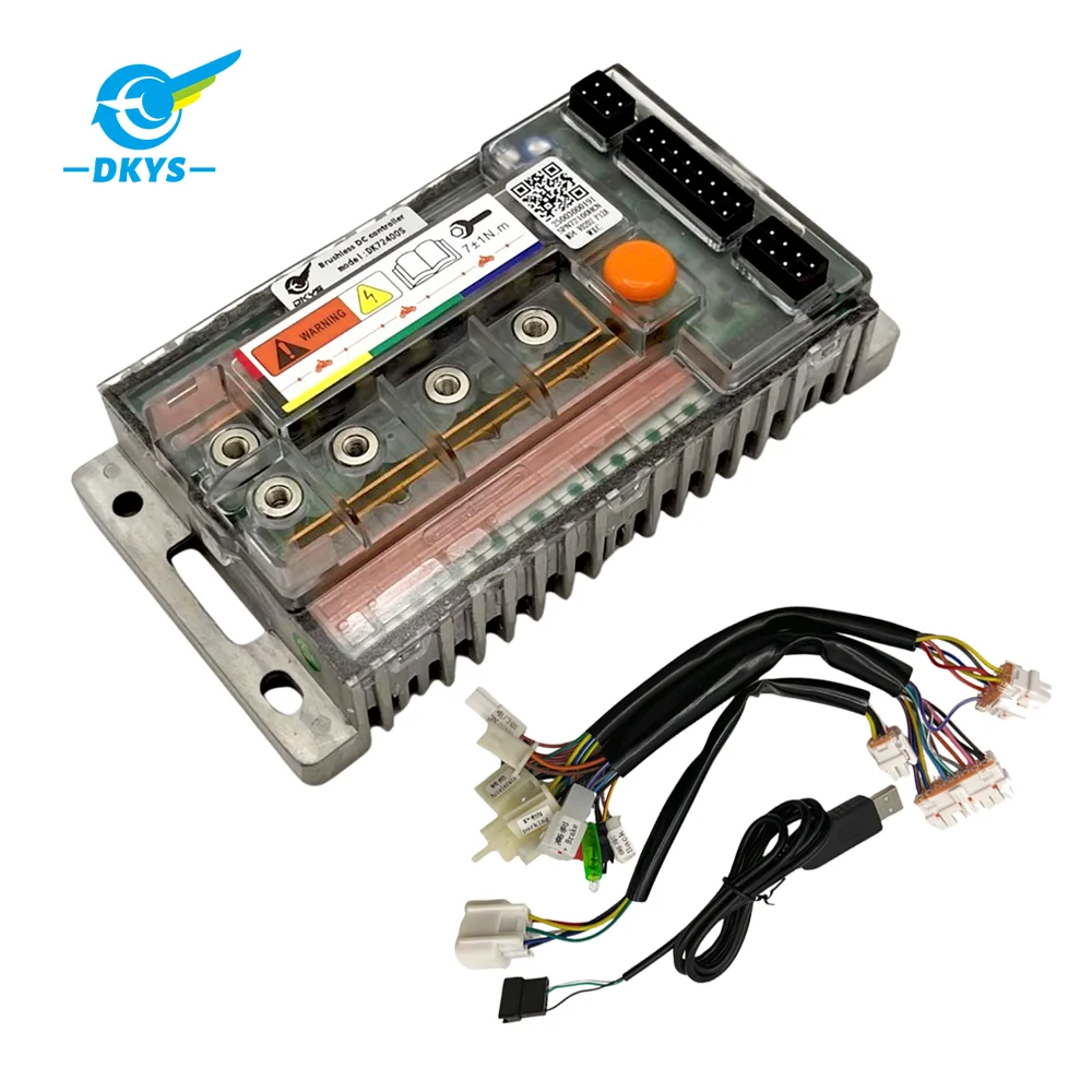 DKYS DK72360 120A/330A Intelligenter Debugging-Programmiercontroller, geeignet für Elektromotorräder – schwarzer Stil