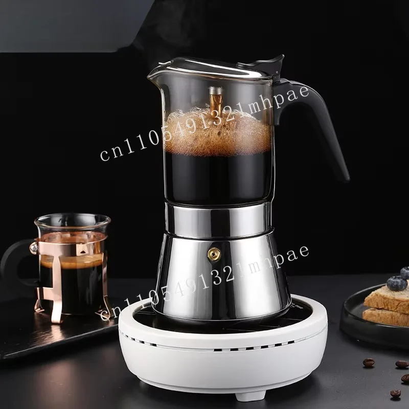 

240Ml mocha pot stainless steel percolator espresso machine