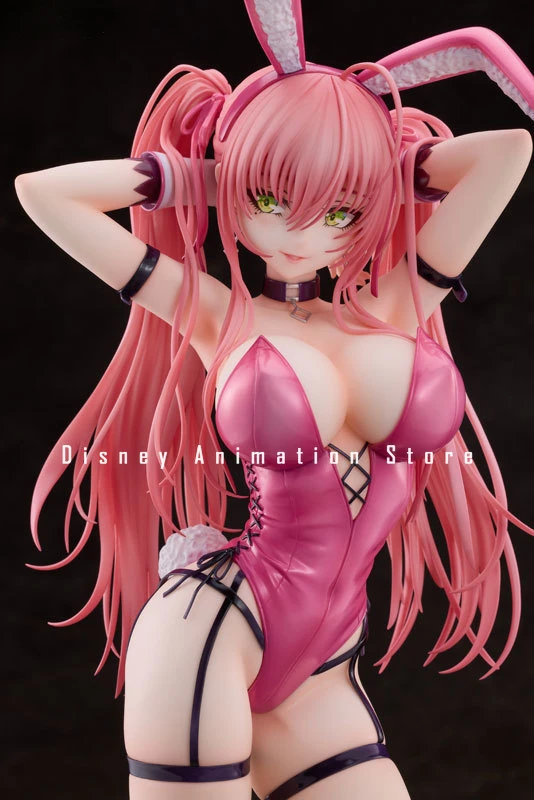 In Stock 100% Original PartyLook Pink Double Horsetail Bunny Girl Anime Figure PVC Action Figures Collectible Model Toy Ornament