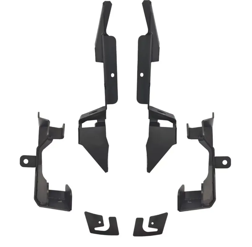Long Arm Suspension Kit Adjustable Control Arms with Mounting Brackets for Wrangler JK 8PCS 2007-2017 2Door/4Door