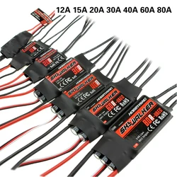 Hobbywing Skywalker 40A 50A 60A 80A 12A 20A 30A V2 hız ESC denetleyici RC helikopter uçak için UBEC ile