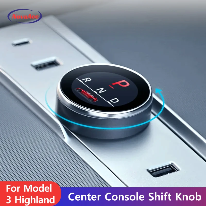 

Car Center Console Shift Knob Expansion Dock Fit for Tesla Model 3 2024 Highland Center Console HUB Charger Car Accessories