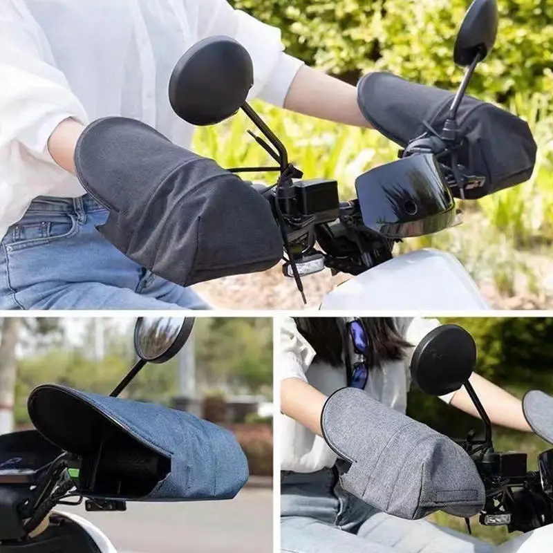 Motorcycle Scooter Handlebar Gloves Protect Summer Breathable Waterproof Windproof Motorcycle Gloves Sunscreen Modified Decor