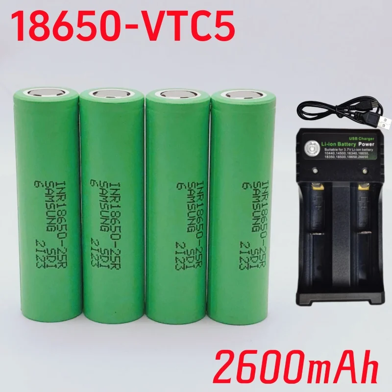 18650 Батарея 3,7 В 2600 мАч US18650 VTC5 Аккумуляторная батарея C5 30A Разряд для электронных сигарет Игрушки Элементы питания 18650 Батарея 3,7 В 2600 мАч US18650 VTC5 Аккумуляторная батарея C5 30A Разряд для электронных сигарет Игрушки Элементы питания