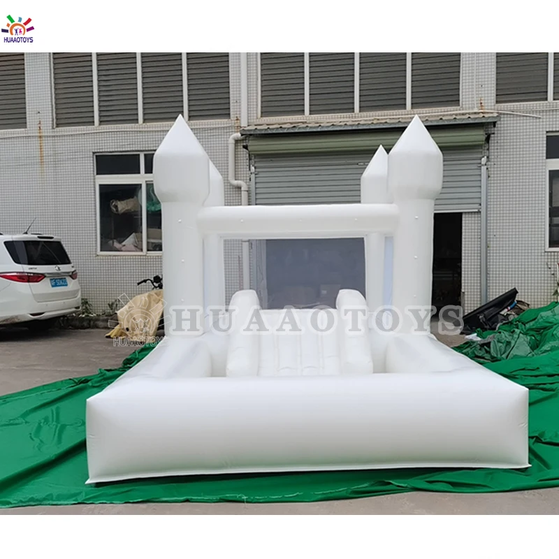 Commerical PVC 13*8ft Kids Party Bouncy Castle Inflatable Bouncer House Wedding Bounce Castle with Ballpit