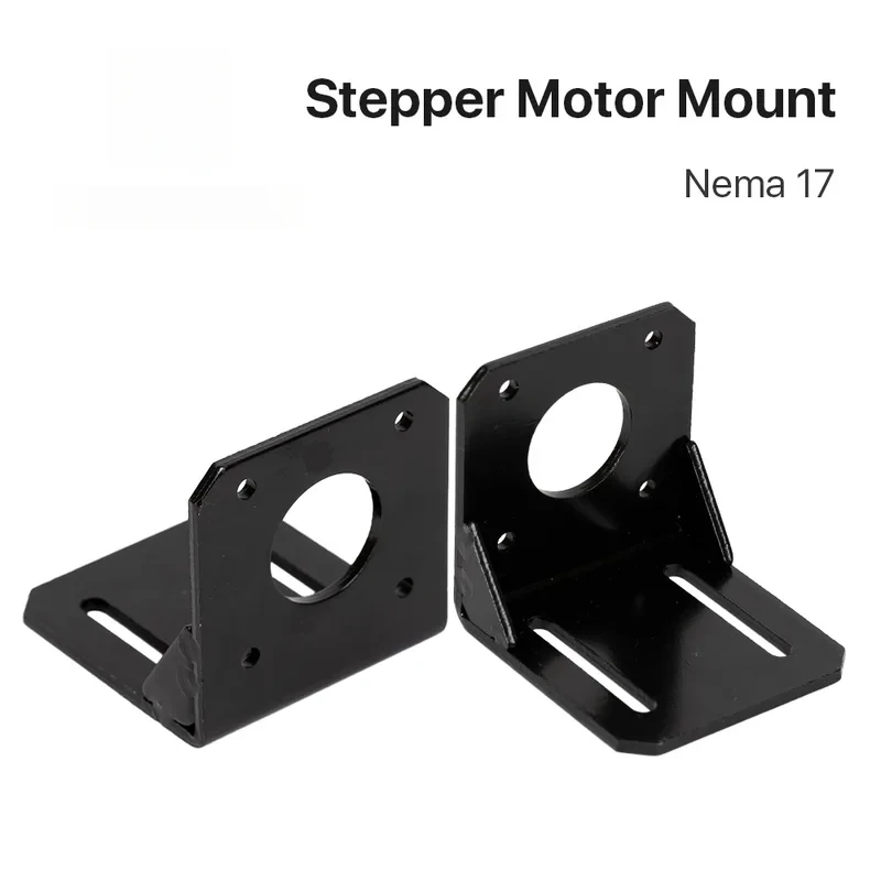 Motor base for nema17 nema23 nema34 stepper motor aluminum fixed seat fastener mounting bracket support